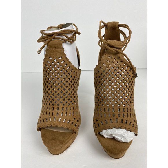 Aldo Riley 28 Brown High Heels With Box Sz. 6.5 - Picture 4 of 8